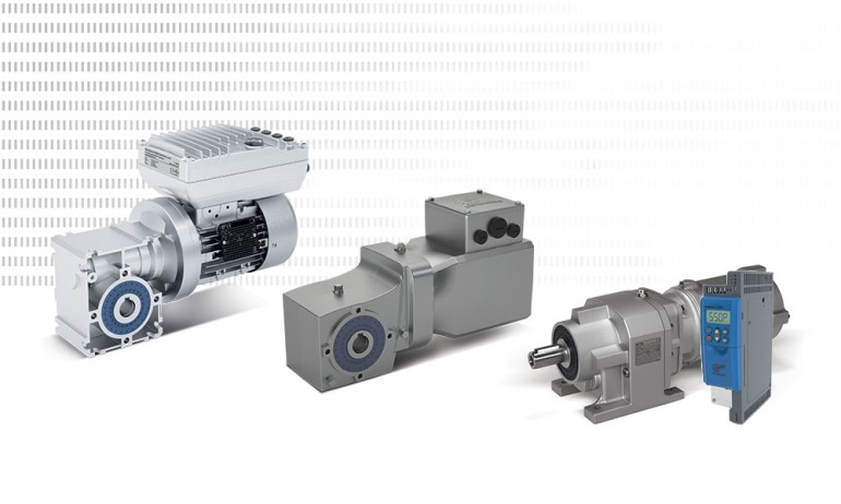 SI worm gear unit with IE3 motor and NORDAC ON variable frequency drive